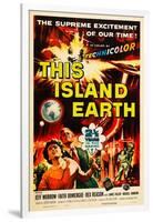 THIS ISLAND EARTH, Faith Domergue, Rex Reason, Jeff Morrow, 1955-null-Framed Art Print