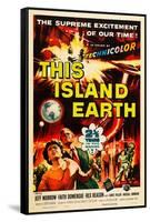 THIS ISLAND EARTH, Faith Domergue, Rex Reason, Jeff Morrow, 1955-null-Framed Stretched Canvas