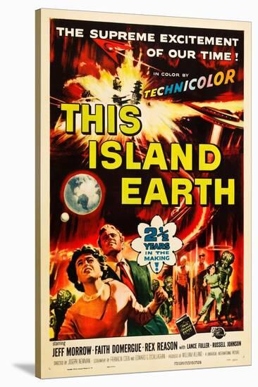 THIS ISLAND EARTH, Faith Domergue, Rex Reason, Jeff Morrow, 1955-null-Stretched Canvas