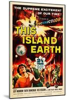 THIS ISLAND EARTH, Faith Domergue, Rex Reason, Jeff Morrow, 1955-null-Mounted Art Print