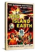 THIS ISLAND EARTH, Faith Domergue, Rex Reason, Jeff Morrow, 1955-null-Stretched Canvas