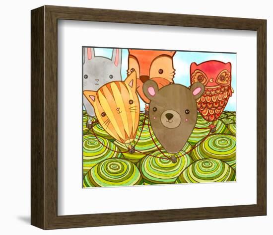 This Journey Together-My Zoetrope-Framed Art Print