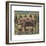 This Little Pig, 2012-PJ Crook-Framed Giclee Print