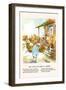 This Little Pig Went to Market-Bird & Haumann-Framed Art Print