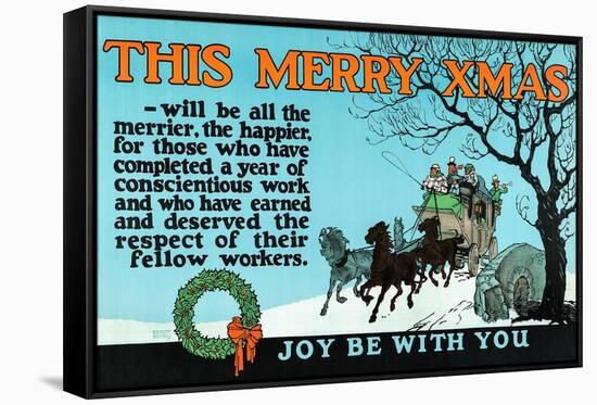 This Merry Xmas-Robert Beebe-Framed Stretched Canvas