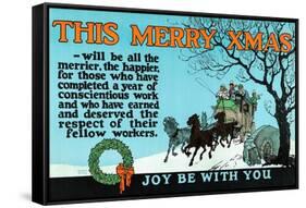 This Merry Xmas-Robert Beebe-Framed Stretched Canvas