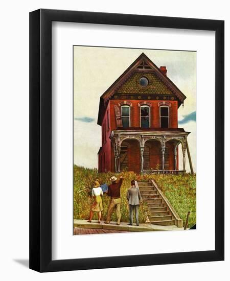 "This Old House," May 18, 1946-John Falter-Framed Premium Giclee Print