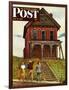 "This Old House," Saturday Evening Post Cover, May 18, 1946-John Falter-Framed Giclee Print