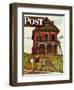 "This Old House," Saturday Evening Post Cover, May 18, 1946-John Falter-Framed Giclee Print