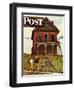 "This Old House," Saturday Evening Post Cover, May 18, 1946-John Falter-Framed Giclee Print