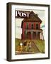 "This Old House," Saturday Evening Post Cover, May 18, 1946-John Falter-Framed Giclee Print