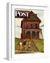 "This Old House," Saturday Evening Post Cover, May 18, 1946-John Falter-Framed Giclee Print