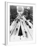 This Photograph Shows the View Looking North Over New York City's Times Square-null-Framed Photographic Print