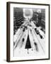 This Photograph Shows the View Looking North Over New York City's Times Square-null-Framed Photographic Print