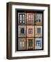 This poster captures interesting windows found throughout Portugal-Mallorie Ostrowitz-Framed Photographic Print