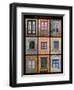 This poster captures interesting windows found throughout Portugal-Mallorie Ostrowitz-Framed Photographic Print