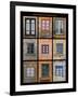 This poster captures interesting windows found throughout Portugal-Mallorie Ostrowitz-Framed Photographic Print