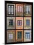 This poster captures interesting windows found throughout Portugal-Mallorie Ostrowitz-Mounted Photographic Print