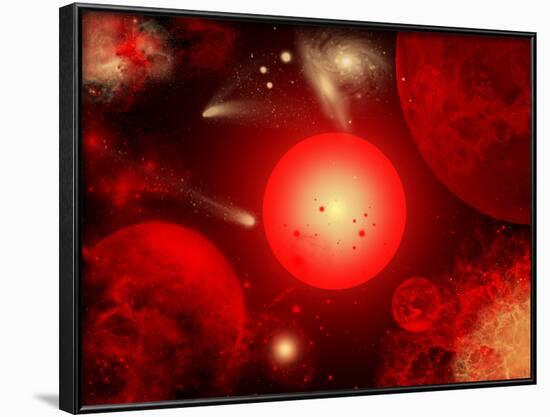 This Red Giant Star Is Much Older and Bigger Than Earth's Sun-Stocktrek Images-Framed Photographic Print