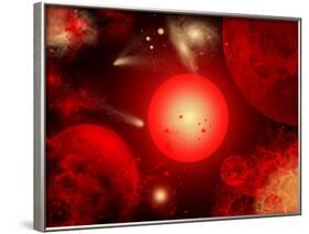 This Red Giant Star Is Much Older and Bigger Than Earth's Sun-Stocktrek Images-Framed Photographic Print