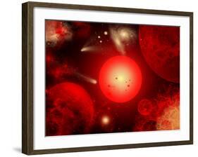 This Red Giant Star Is Much Older and Bigger Than Earth's Sun-Stocktrek Images-Framed Photographic Print