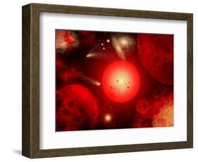 This Red Giant Star Is Much Older and Bigger Than Earth's Sun-Stocktrek Images-Framed Photographic Print