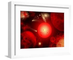 This Red Giant Star Is Much Older and Bigger Than Earth's Sun-Stocktrek Images-Framed Photographic Print