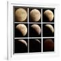 This Sequence of Photographs Shows the Total Eclipse of the Moon over Denver, Colorado-null-Framed Photographic Print