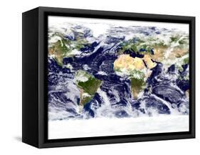 This Spectacular Image is the Most Detailed True-Color Image of the Entire Earth to Date-Stocktrek Images-Framed Stretched Canvas