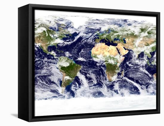 This Spectacular Image is the Most Detailed True-Color Image of the Entire Earth to Date-Stocktrek Images-Framed Stretched Canvas