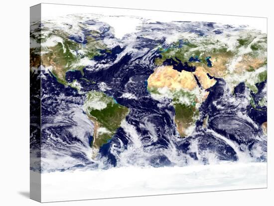 This Spectacular Image is the Most Detailed True-Color Image of the Entire Earth to Date-Stocktrek Images-Stretched Canvas