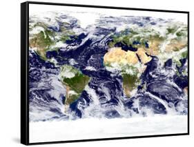 This Spectacular Image is the Most Detailed True-Color Image of the Entire Earth to Date-Stocktrek Images-Framed Stretched Canvas