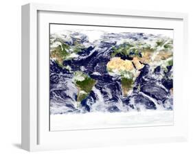 This Spectacular Image is the Most Detailed True-Color Image of the Entire Earth to Date-Stocktrek Images-Framed Photographic Print