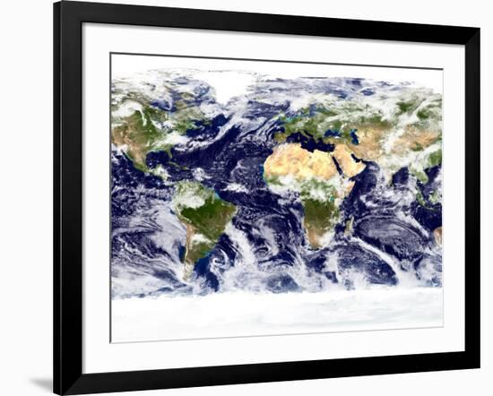 This Spectacular Image is the Most Detailed True-Color Image of the Entire Earth to Date-Stocktrek Images-Framed Photographic Print