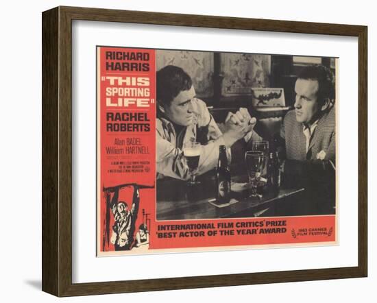 This Sporting Life, 1963-null-Framed Art Print