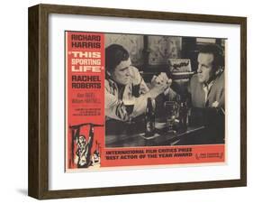 This Sporting Life, 1963-null-Framed Art Print