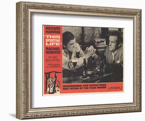 This Sporting Life, 1963-null-Framed Art Print