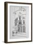 This street scene from beautiful, Bruges, Belgium is typical of Flemish architecture.-Richard Lawrence-Framed Photographic Print