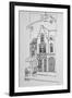 This street scene from beautiful, Bruges, Belgium is typical of Flemish architecture.-Richard Lawrence-Framed Photographic Print