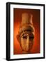 This Ugaritic Sculpture Potrait Head but Gender and Class Remain Unknown. Damascus, Syria., 1970S (-James L Stanfield-Framed Giclee Print