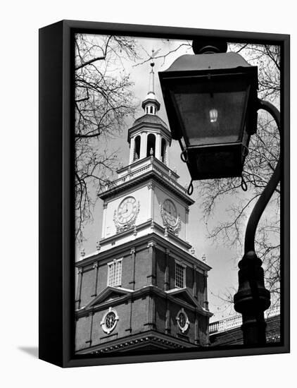 This View Shows Independence Hall-null-Framed Stretched Canvas