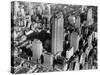 This View Shows the Western Front Along Sixth Avenue of the Nearly Completed Rockefeller Center-null-Stretched Canvas