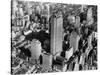 This View Shows the Western Front Along Sixth Avenue of the Nearly Completed Rockefeller Center-null-Stretched Canvas