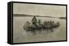 This Was a Fatal Embarkation, 1898-Frederic Remington-Framed Stretched Canvas