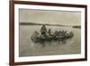 This Was a Fatal Embarkation, 1898-Frederic Remington-Framed Giclee Print