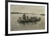 This Was a Fatal Embarkation, 1898-Frederic Remington-Framed Giclee Print