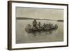 This Was a Fatal Embarkation, 1898-Frederic Remington-Framed Giclee Print