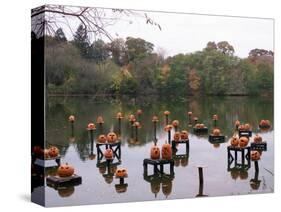 This Water Based Jack-O-Lantern Display in the Halloween Spectacular-Victoria Arocho-Stretched Canvas