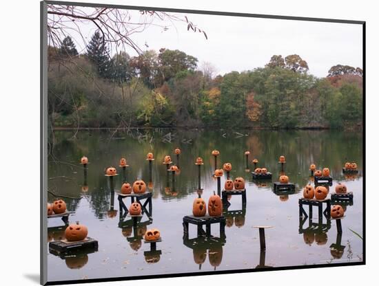 This Water Based Jack-O-Lantern Display in the Halloween Spectacular-Victoria Arocho-Mounted Photographic Print