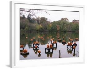 This Water Based Jack-O-Lantern Display in the Halloween Spectacular-Victoria Arocho-Framed Photographic Print